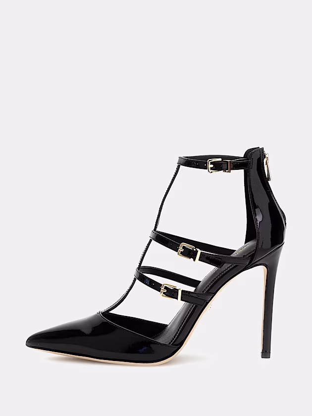Marciano leather multi-strap pumps - GUESS