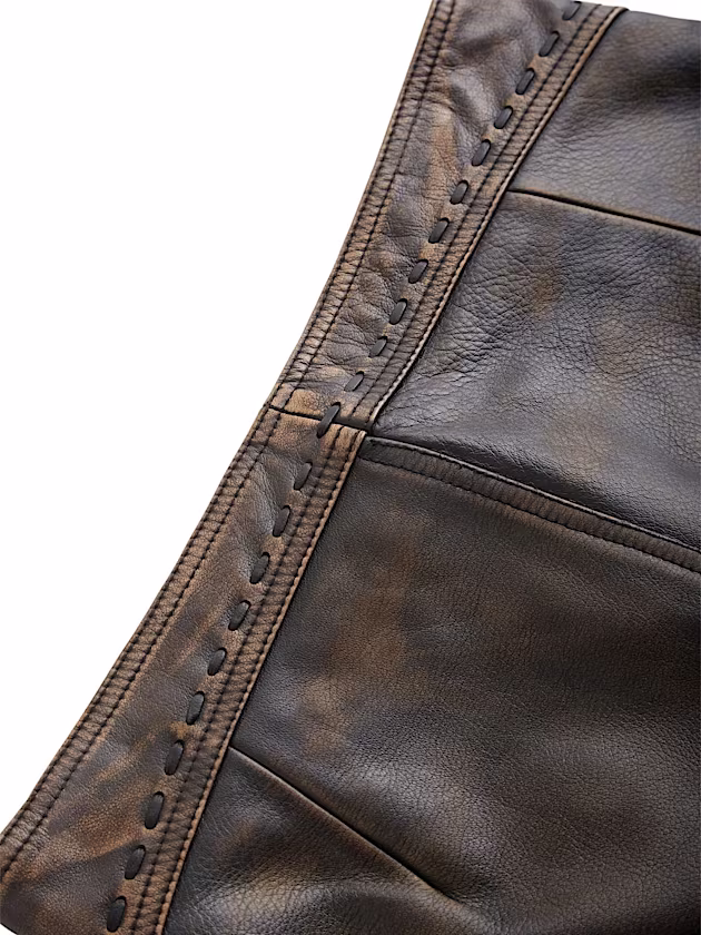 Leather flare pant - GUESS