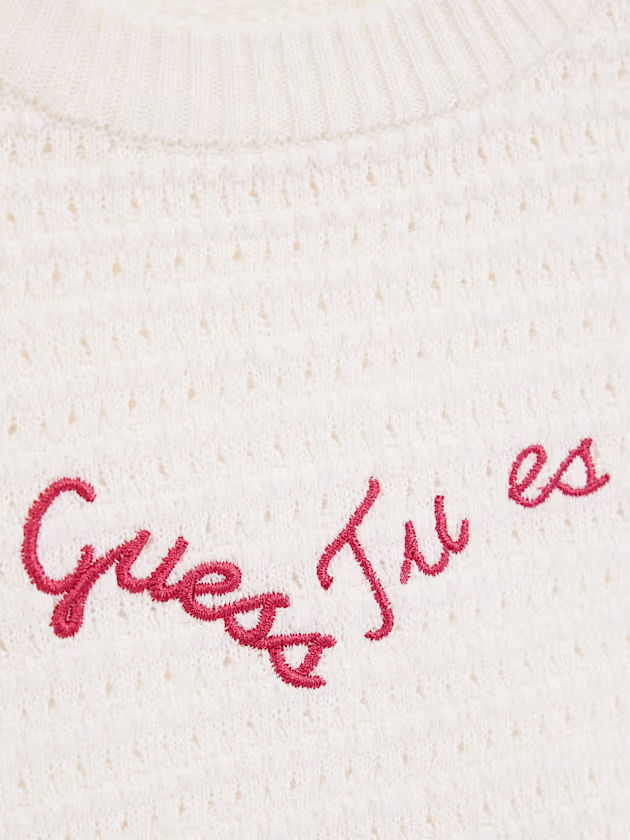 Embroidered heart sweater - GUESS
