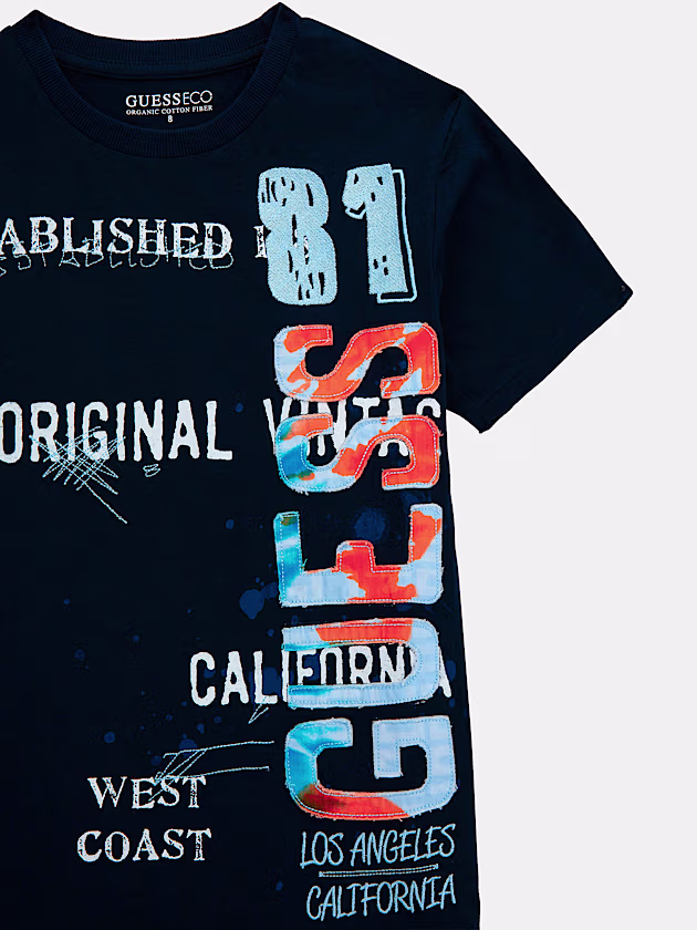 Logo embroidery t-shirt - GUESS