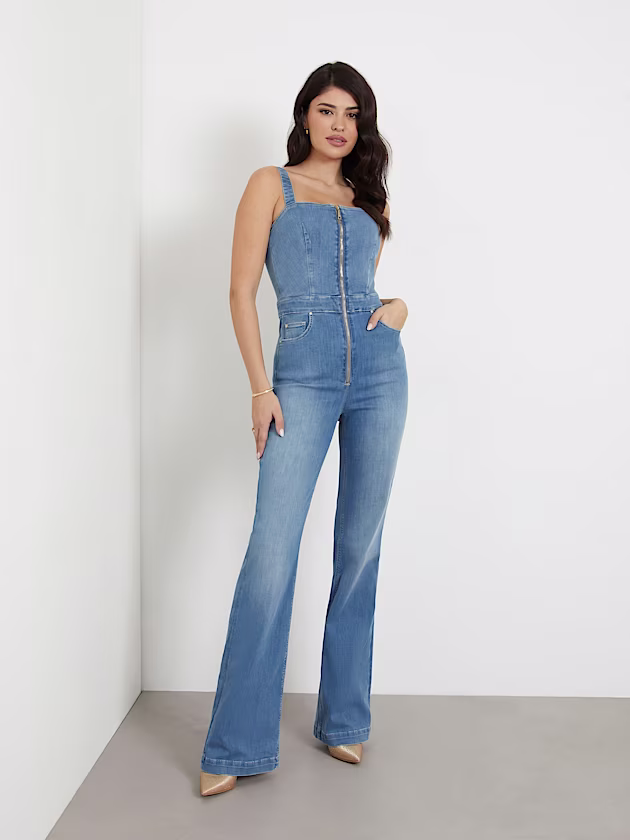 Bootcut denim jumpsuit - GUESS