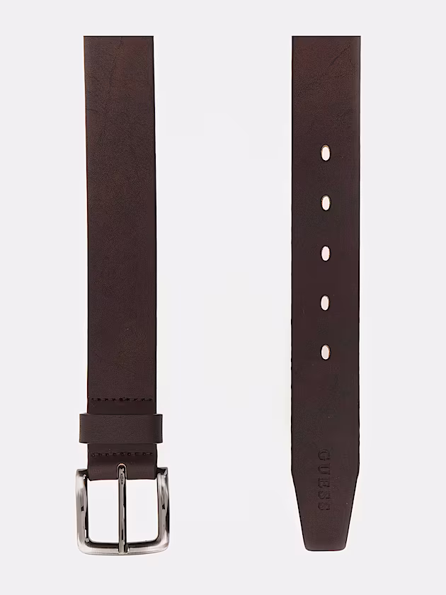 Casual Vintage genuine leather belt - GUESS