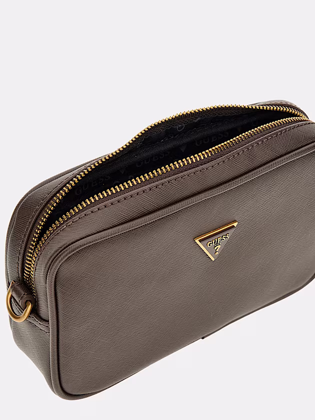 Certosa Saffiano Smart Mini Crossbody Bag - GUESS