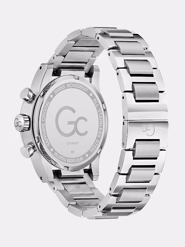 GC multi-function watch in stainless steel 42 mm - GUESS
