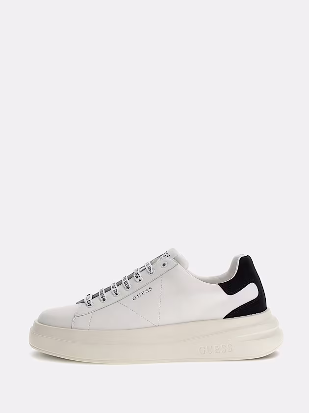 Elba sneakers with branded laces - GUESS