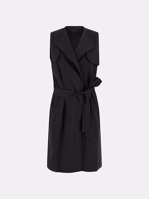 Belted mini wrap up dress - GUESS