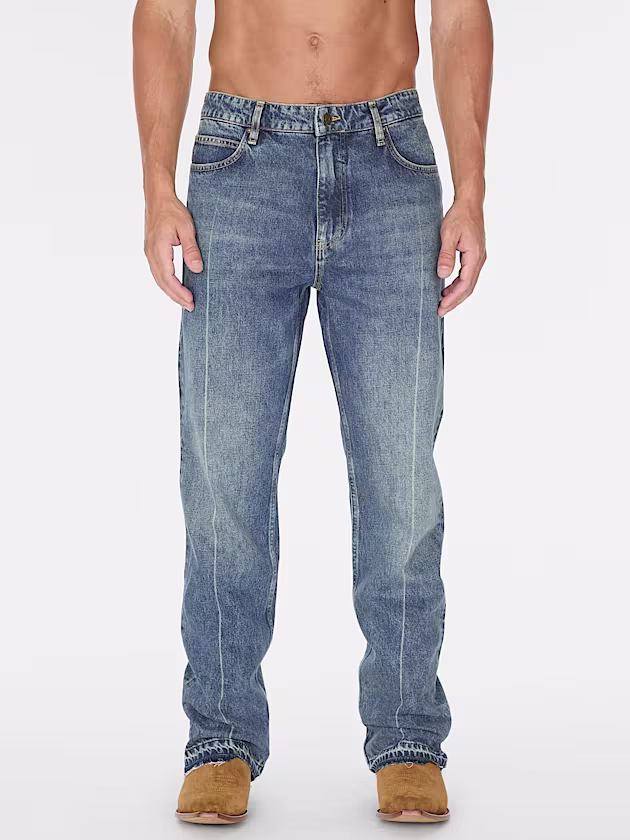 Mid rise flared denim pant - GUESS