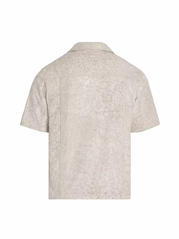 Crackle leather shirt - GUESS