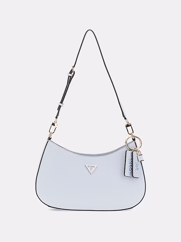 Noelle Saffiano Shoulder Bag - GUESS