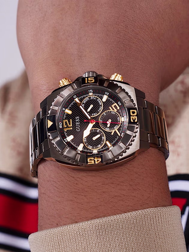Stainless Steel multi-function watch - GUESS
