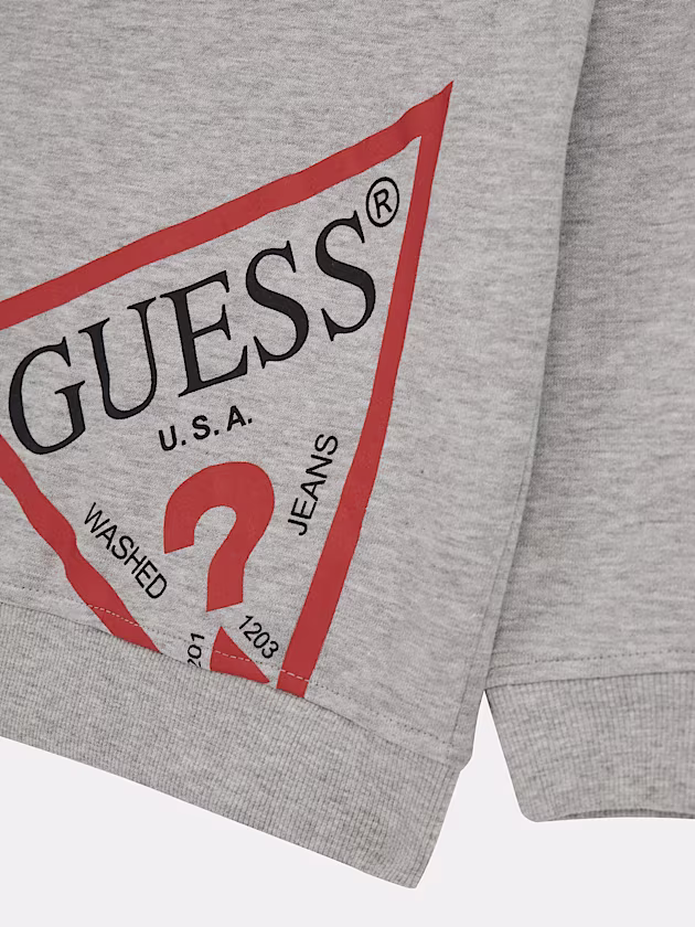 Back triangle logo sweatshirt - GUESS