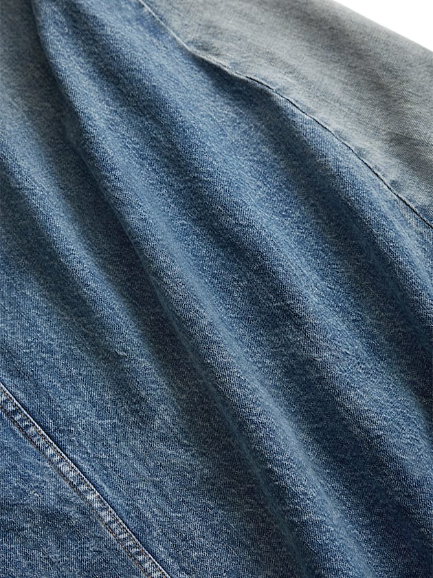 Raw hems denim long skirt - GUESS