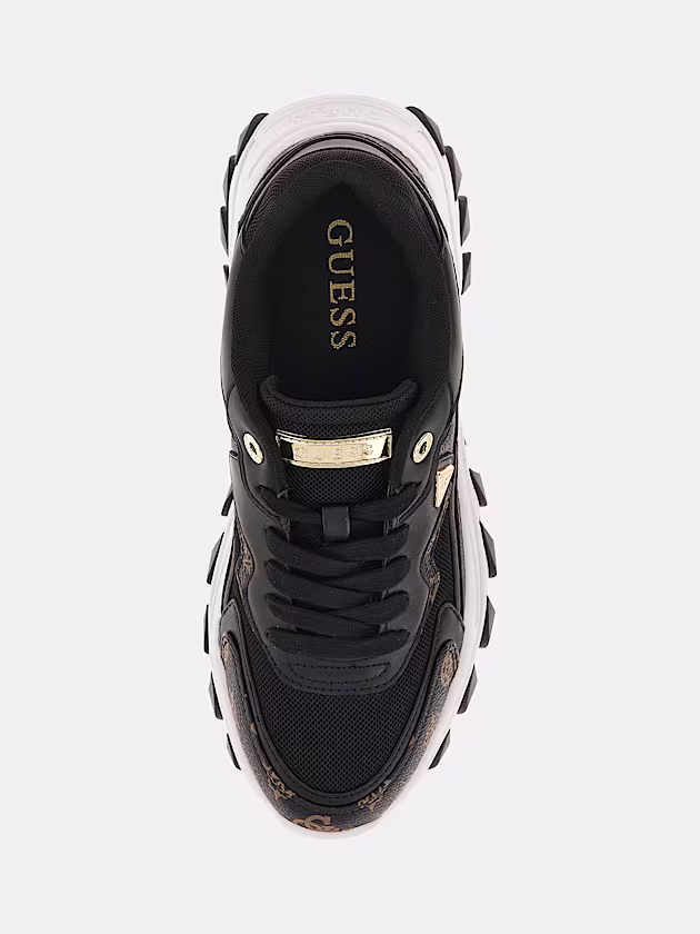 Nowah 4G Peony logo running shoes - GUESS