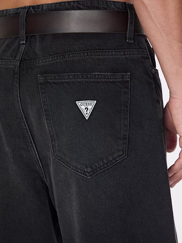 Mid rise denim shorts - GUESS