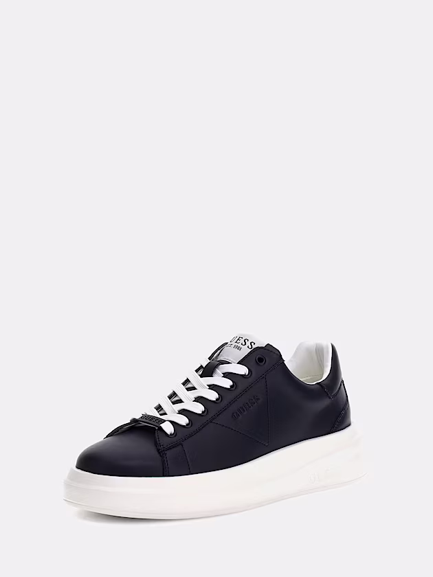 Elba leather-blend sneaker - GUESS