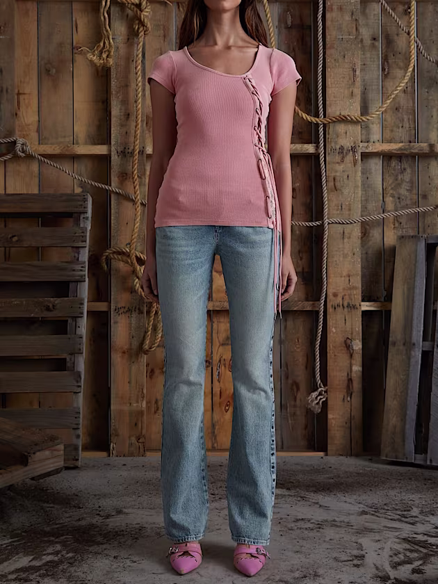 Low rise bootcut denim pant - GUESS