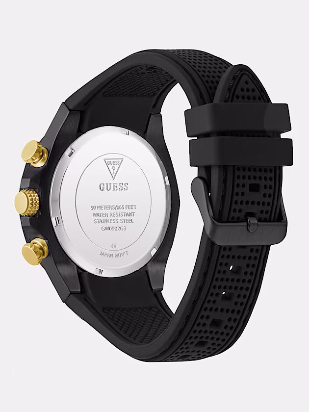 Silicone analogue watch 46 mm - GUESS