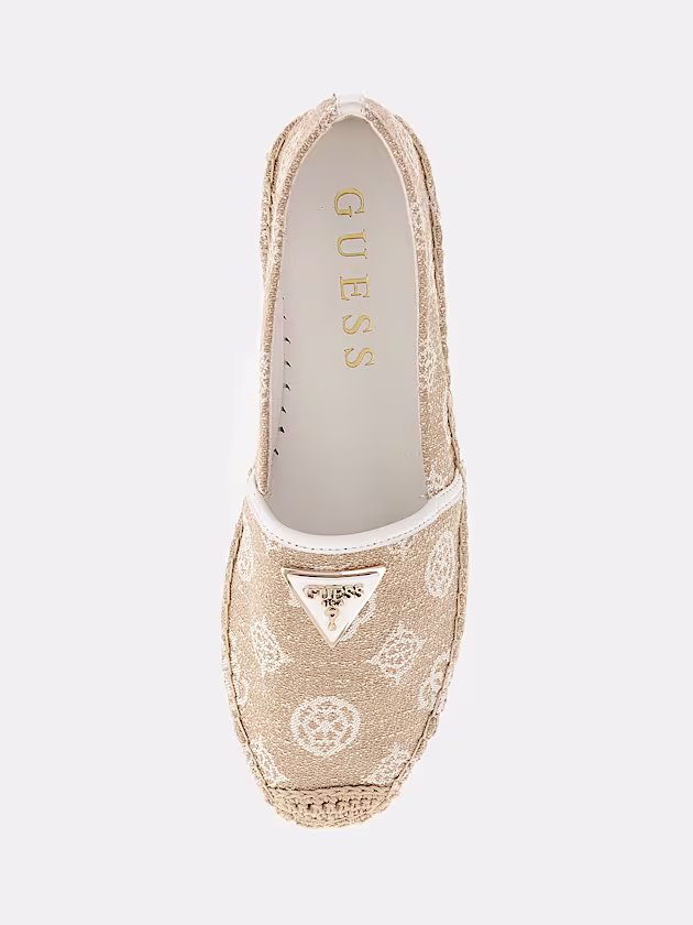 Jolandon leather-blend espadrille - GUESS