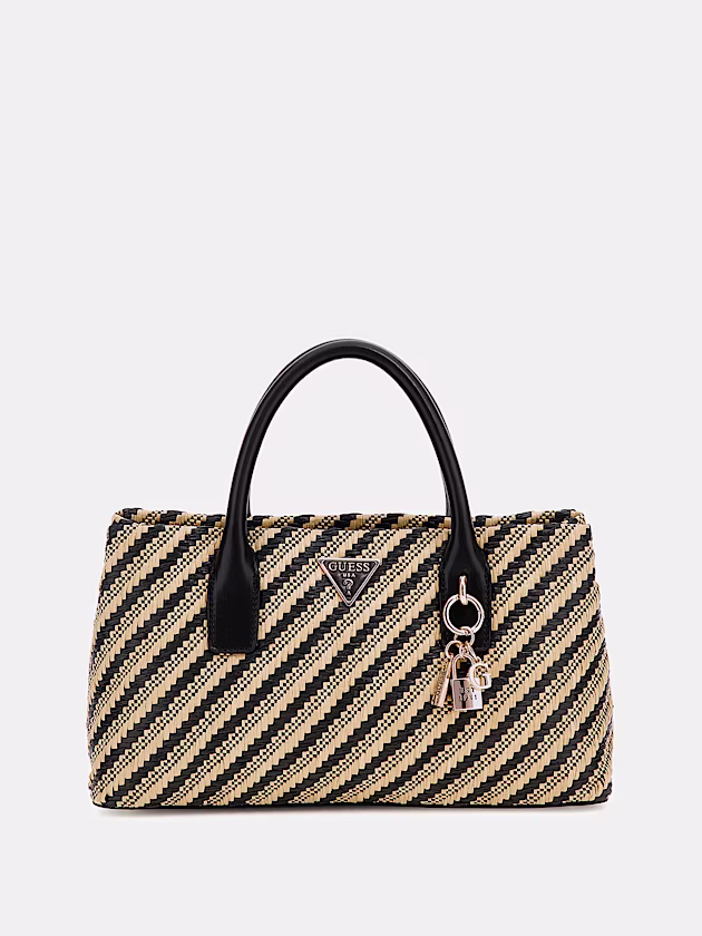 Simona raffia handbag - GUESS