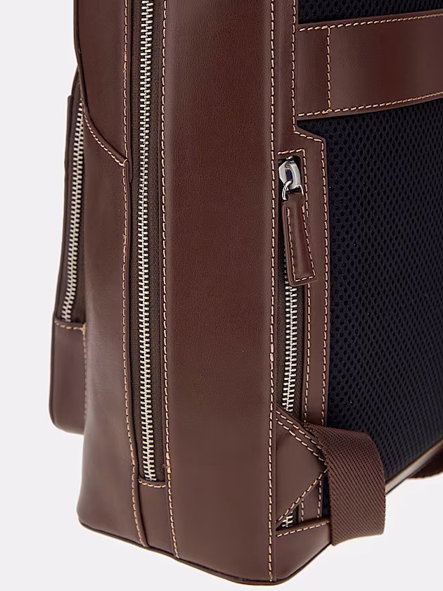 Firenze genuine leather backpack - GUESS