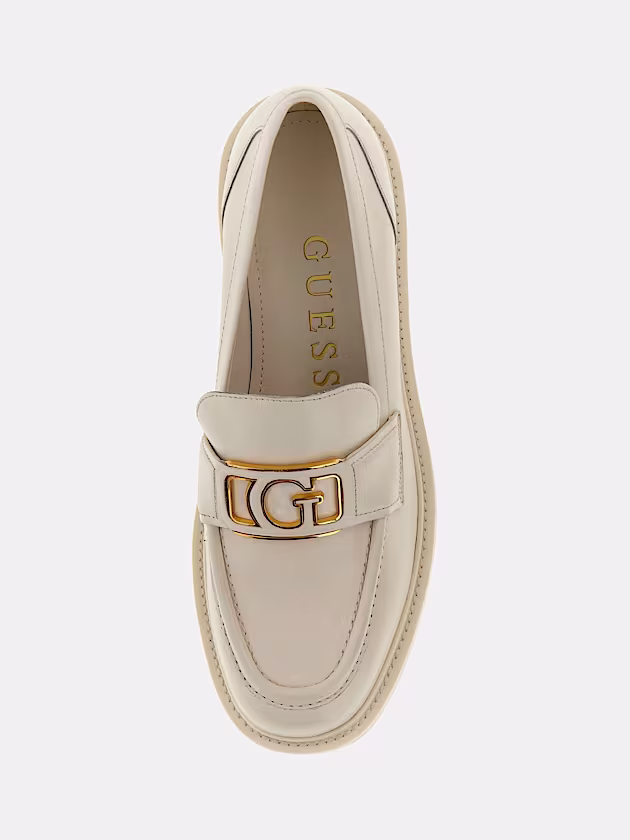 Shuttle Genuine Leather Moccasin - GUESS