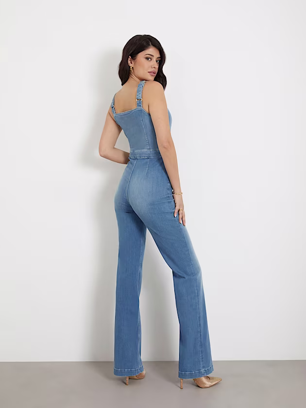 Bootcut denim jumpsuit - GUESS