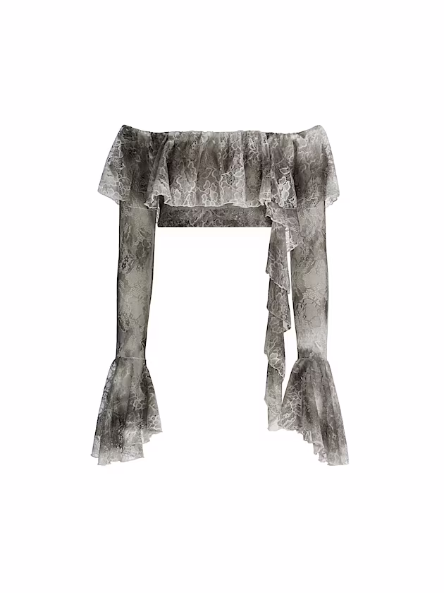 Off shoulder lace blouse - GUESS