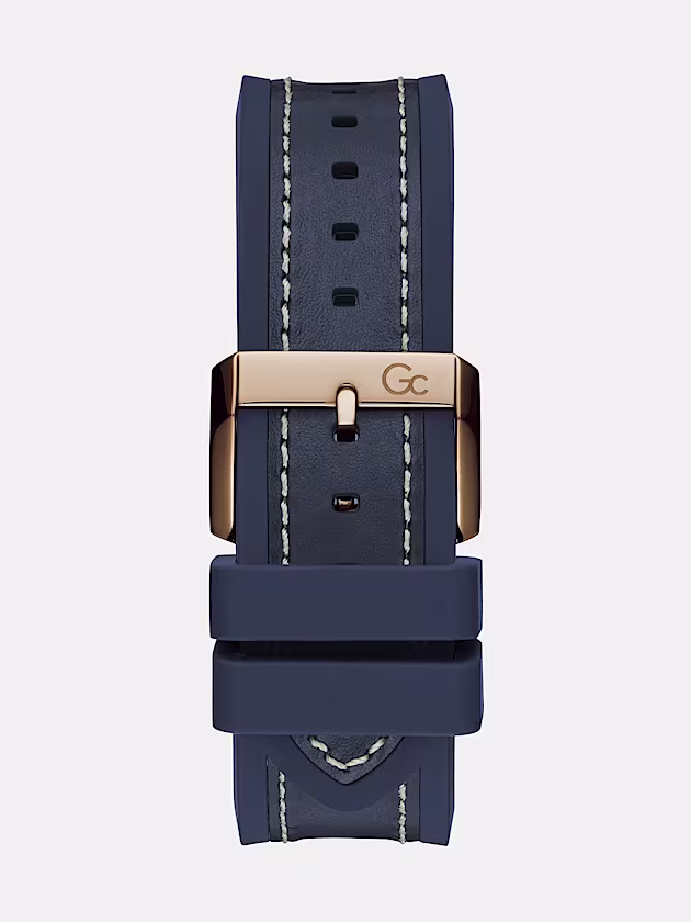 GC leather chronograph watch - GUESS