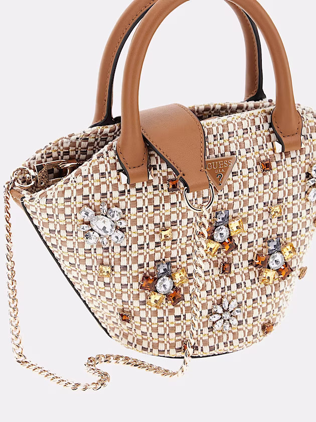 Beauvoir appliqué handbag - GUESS
