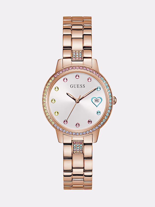 Crystal analogue watch - GUESS