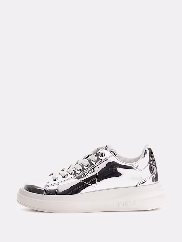 Elbina Laminated Sneaker - GUESS
