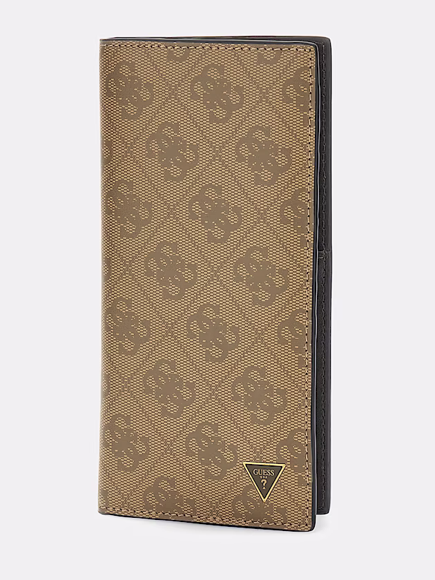 Lyon genuine leather mini wallet - GUESS