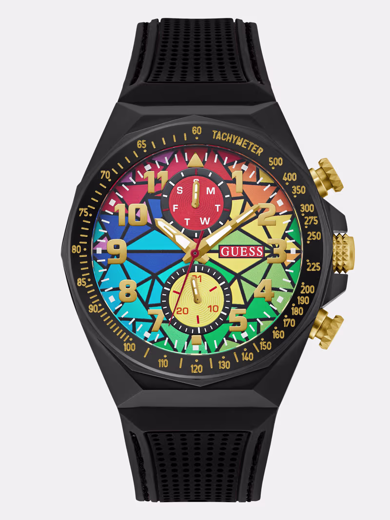 Silicone analogue watch 46 mm - GUESS