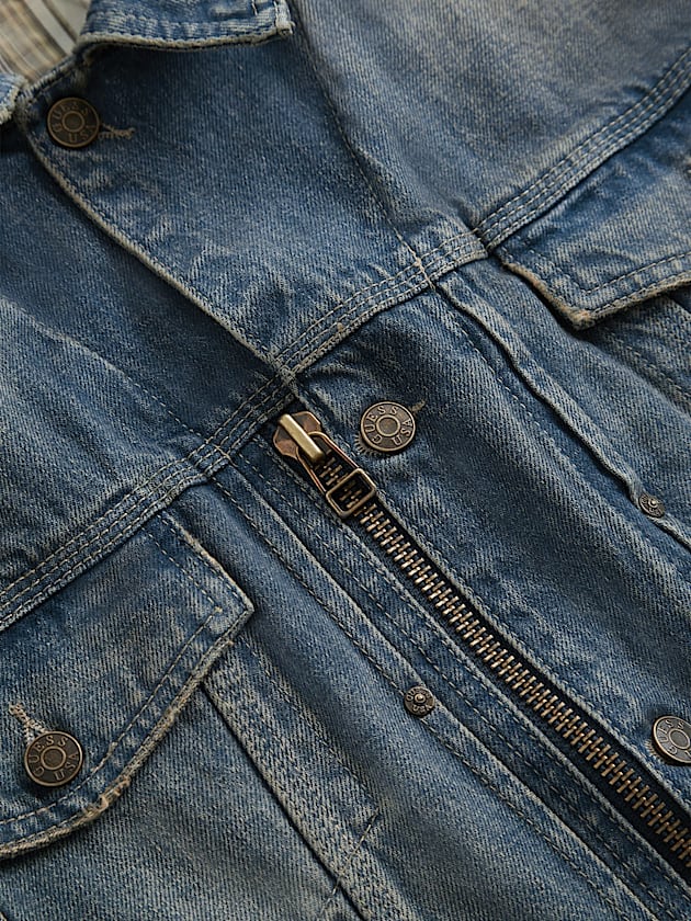 Zip denim jacket - GUESS