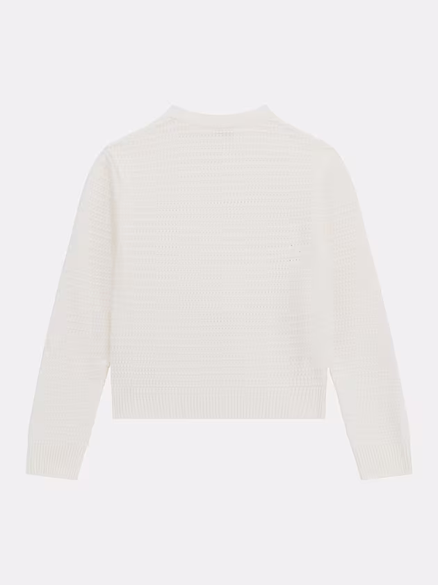 Embroidered heart sweater - GUESS