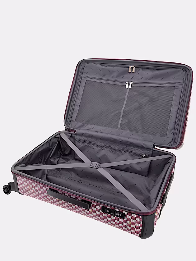 Wilder Logo Jet Set large trolley - GUESS