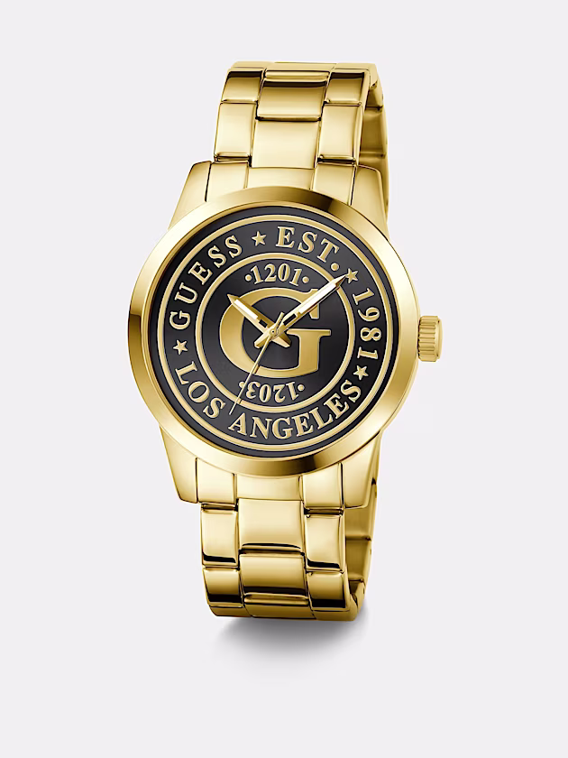 Recycled steel multi-function watch 44 mm - GUESS