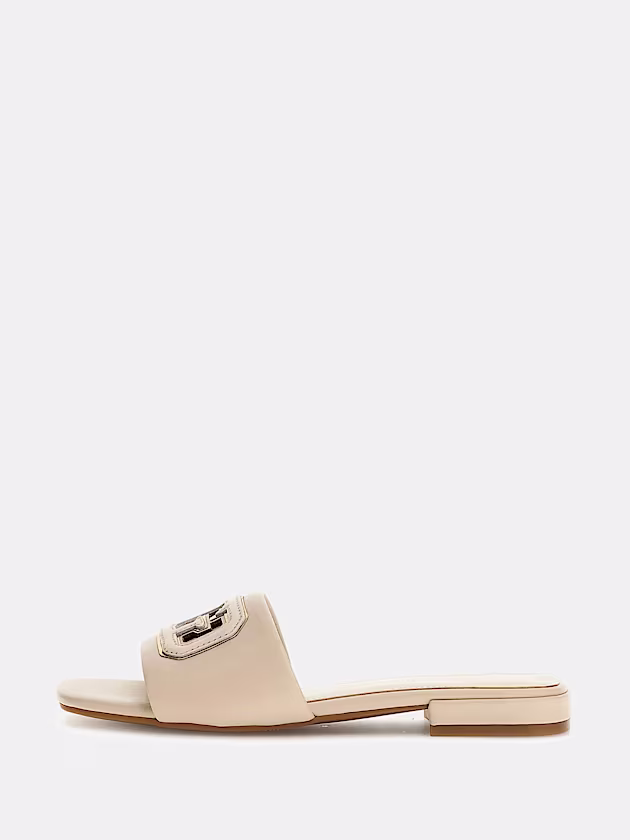 Tarisha leather-blend sandal - GUESS