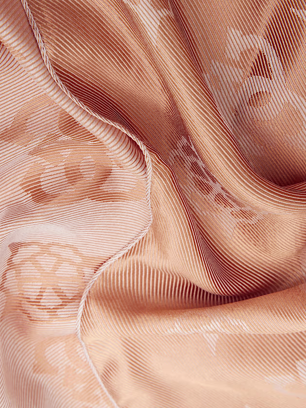 Gerty 4G peony logo scarf - GUESS
