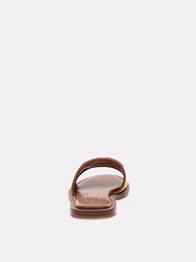 Siyoni leather-blend sandal - GUESS