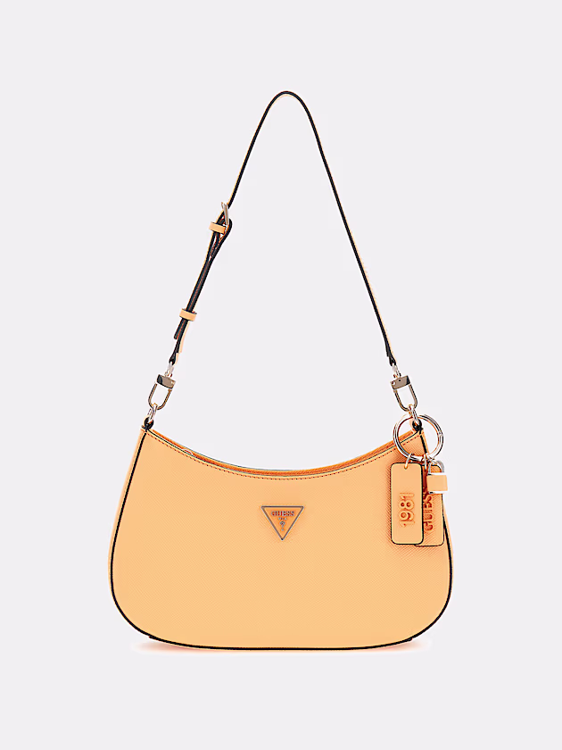 Noelle Saffiano Shoulder Bag - GUESS