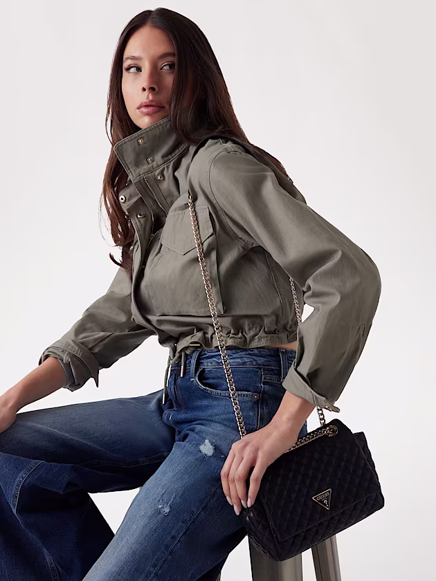 Eco Rianee quilted mini crossbody - GUESS