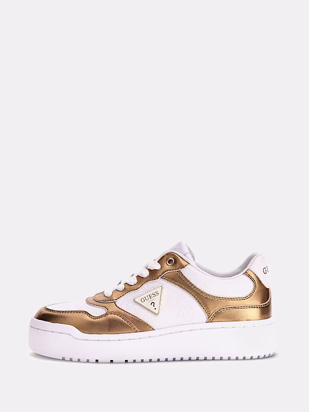 Miriam triangle logo sneaker - GUESS