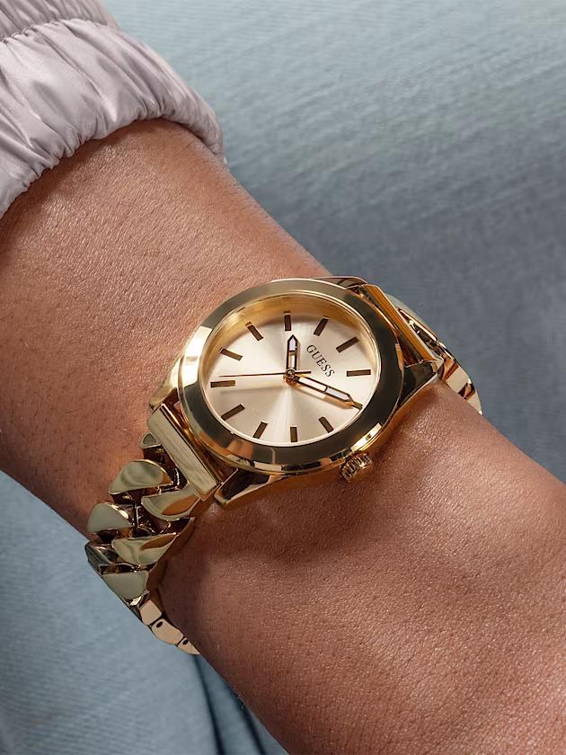 Stainless steel analogue watch - GUESS