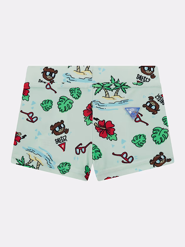 Printed swim trunk - GUESS