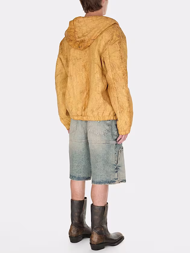 Crackled hooded jacket - GUESS