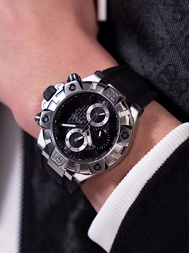 Silicone multi-function watch - GUESS