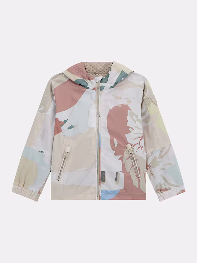 Printed windbreaker - GUESS