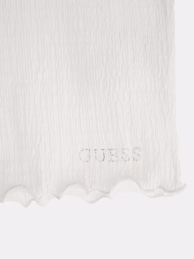 Smock stitch top - GUESS