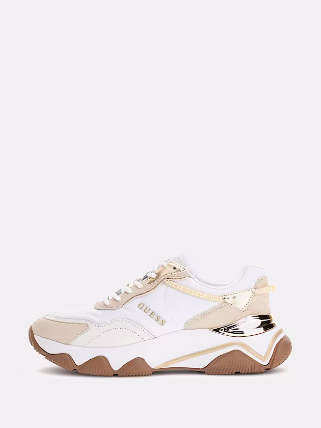 Micola Genuine Leather Running Shoe - GUESS